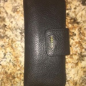 Black Fossil Wallet